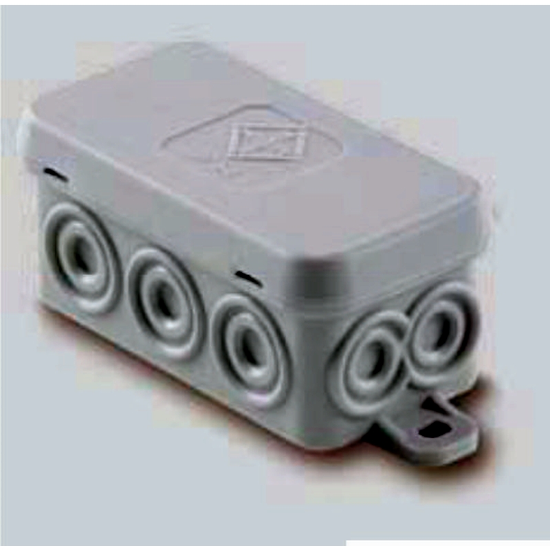 Boîte de dérivation mini 75x37x35mm IP54 GRIS 1,5mm²