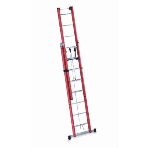 Ladder met 2x12 treden