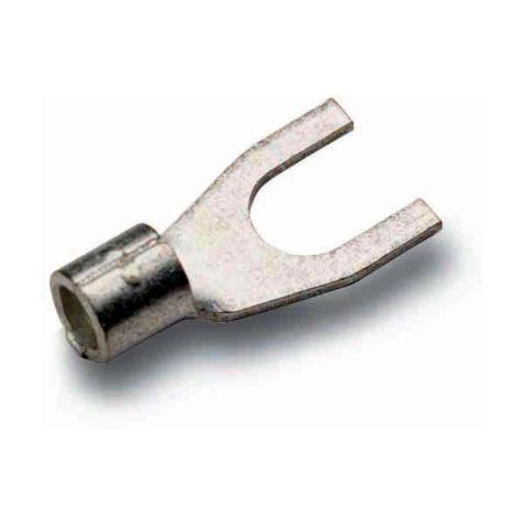 Cosse de câble à fourche non isolée Cu, DIN 46234 4-6mm M4