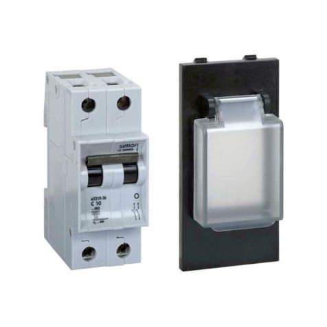CIMA Plaque Disj BIpolaire 10A/Mini-Poteaux