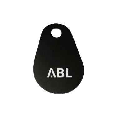 RFID-keyfobs voor alle ABL laadstations met RFID-lezer, zwart, ISO/IEC 14443 type A
