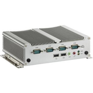 IPerVoice-systeemserver, afmetingen: 55 x 206 x 141 mm (h x b x d)