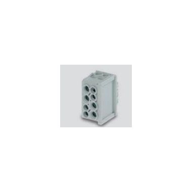 Hoofdgeleiderklem 1x4 4-0.35mm² 1x42.5-25mm² GRIJS