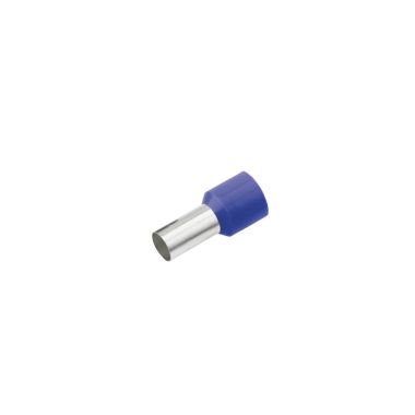 Geïsoleerde Adereindhuls, DIN 46228, 0,75mm², lengte 12mm, blauw