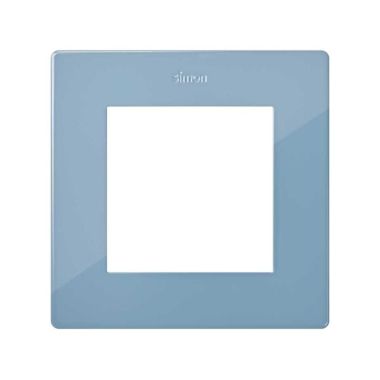 S24 Plaque de recouvrement simple, couleur: bleu