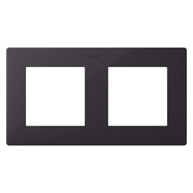 S24 Plaque de recouvrement double, couleur: graphite