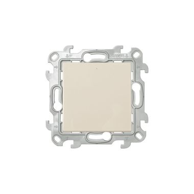 S24 Tuimeldrukknop 10A 250V, kleur: ivoor