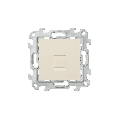 S24 Stopcontact RJ45, UTP categorie 5, kleur: ivoor