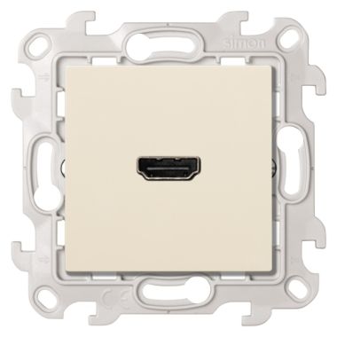 S24 Stopcontact HDMI 1.4, kleur: ivoor