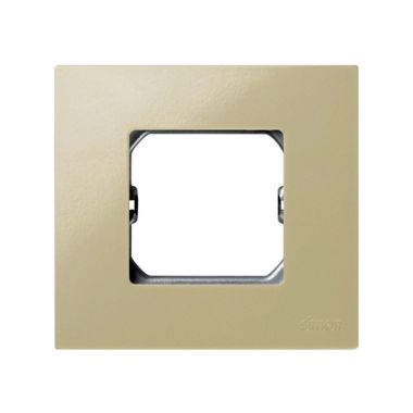 Afdekplaat 1 mod. Compact ivoor