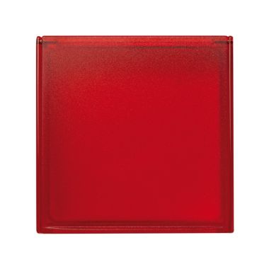Scharnierend deksel Rood Translucide