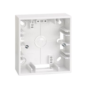 S27 Boîtier En Saillie 1 modules - Blanc