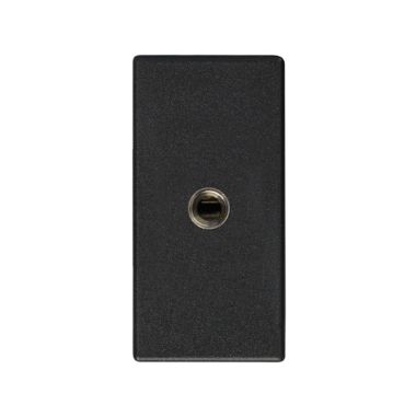 S27 Connect. Audio Mini-Jack + plaque étroite graphit