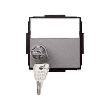 S27 Couvercle Articulé+Clé Et Porte-Âtiquett