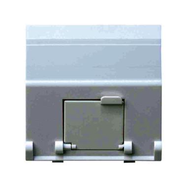 S27 Plaque Incliné/1 Connecteur Rj45-Blanc