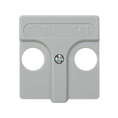 Afdekplaat R-TV-SAT grijs