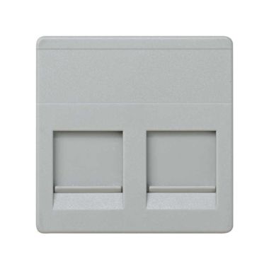 S27 Prise Informatique Doble Avaya Gris Acie