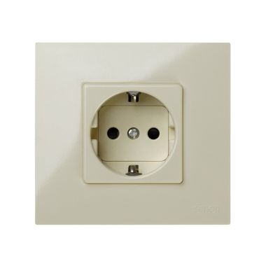 S27 BASE SCHUKO MONOBLOC EMBORNAMIENTO RAPIDO MARFIL