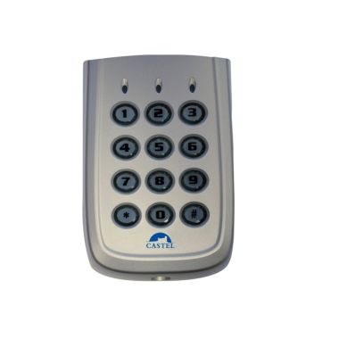 Clavier codé autonome IP65 avec 2 relais (prévoir alimentation 12/24Vdc)