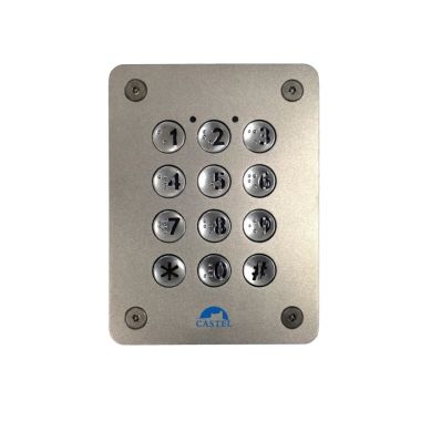 Clavier codé autonome encastré inox clavier braille