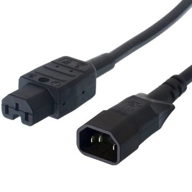 Câble de connexion d'appareil chaud CEI, C14/C15