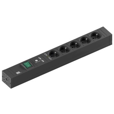 Connect Line 1U 5x UTE 1x interrupteur 1x USB Charger + Fusible thermique