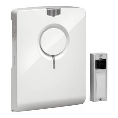 MISTRAL 650 WS Kit sans fil blanc / blanc, portée 500m, (excl.) Batt. 4x1,5V