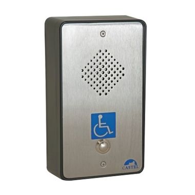 Portier en version antivandale, face avant inox avec logo ha
