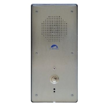 Poste secondaire industriel INOX avec 1 bouton d'appel
