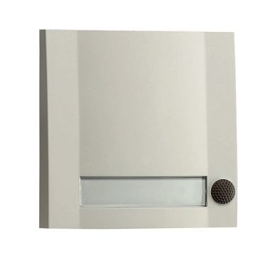 DOMOLUX WS/SW 2151 Opbouw deurbel met naamplaatje, max. 12 V AC/DC (1,5 A), wit