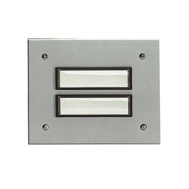 ETA 802 EV1 Deurbel 2 knoppen uit aluminium (geanodiseerd) EV1