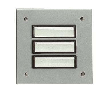 ETA 803 EV1 Deurbel 3 knoppen uit aluminium (geanodiseerd) EV1
