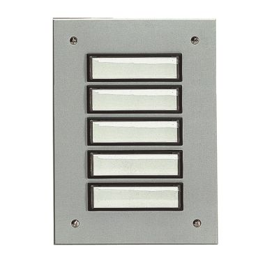 ETA 805 EV1 Deurbel 5 knoppen uit aluminium (geanodiseerd) EV1