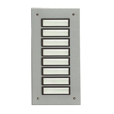 ETA 808 EV1 Deurbel 8 knoppen uit aluminium (geanodiseerd) EV1