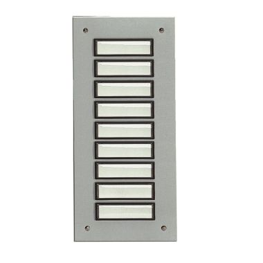 ETA 809 EV1 Deurbel 9 knoppen uit aluminium (geanodiseerd) EV1