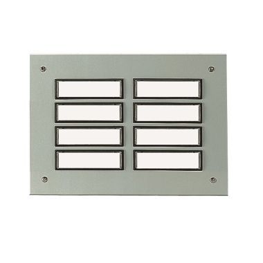 ETA 844 EV1 Deurbel 2x4 knoppen uit aluminium (geanodiseerd) EV1