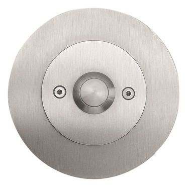 ETA S 102 Bouton poussoir à  cloche rond en inox, IP 44