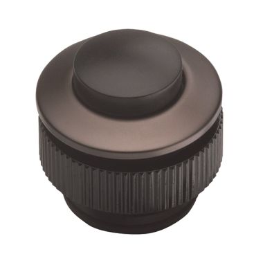 PROTACT 420 AL-KS Bouton poussoir rond encastré en aluminium noir, IP 54