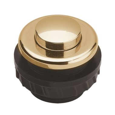 PROTACT 340 GO Ronde inbouw drukknop (dia 20mm) uit messing, IP 54