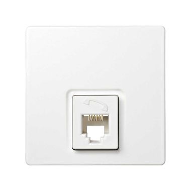S73 Prise RJ12 Téléphone - Blanc