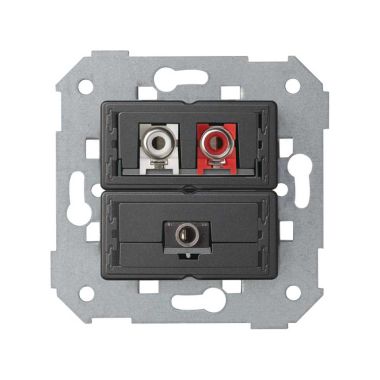 S82 Conector mini-jack + 2RCA