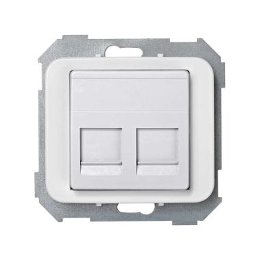 TAPA INFORMATICA 2 CONECTORES AMP