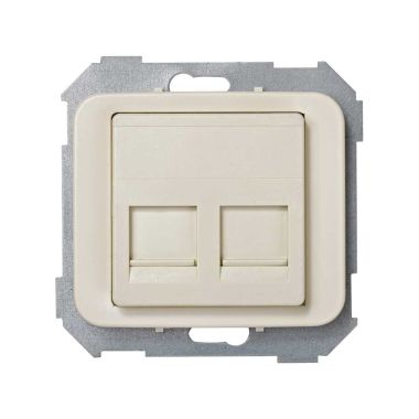 TAPA INFORMATICA 2 CONECTORES AMP