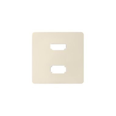 Plaque Pour Connecteur Hdmi V1.4 +USB 2.0 ivoire
