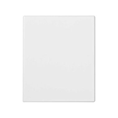 Brede blinde plaat Wit