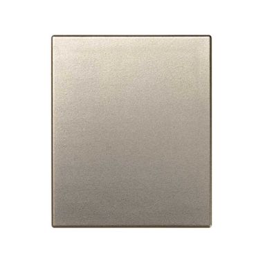 Brede blinde plaat Champagne mat