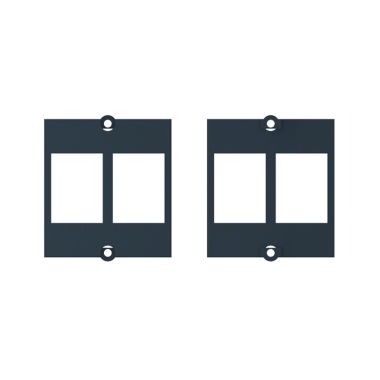 Module 2x Keystone zwart