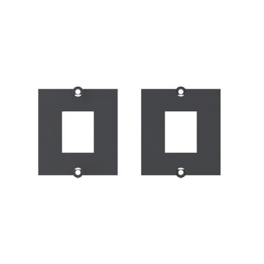 Module 1x Keystone zwart