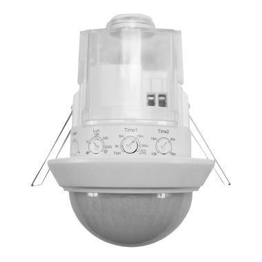 McGuard DEB Détecteur de mouvement intégré en plastique blanc, 230 V AC, IP 44
