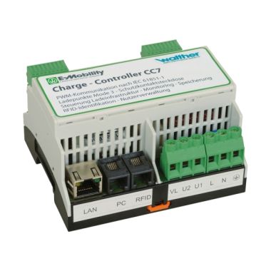 Laadcontroller modulair voor aansluitpunt type2 en huishoudelijk stopcontact 16A